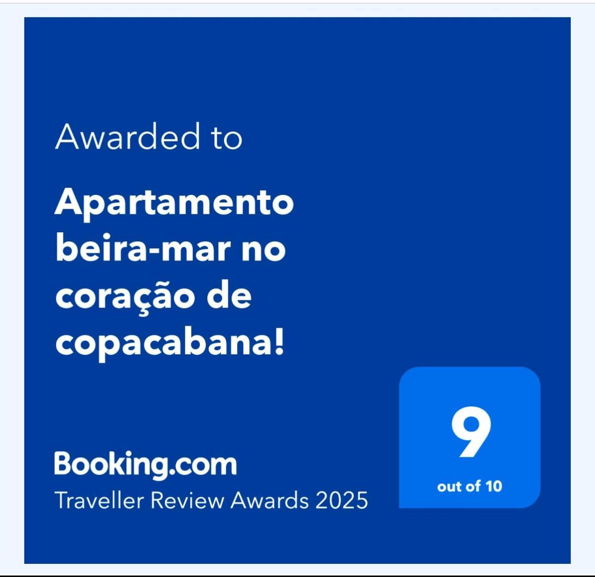 Apartamento Beira-Mar No Coracao De Copacabana! Rio de Janeiro Exterior photo
